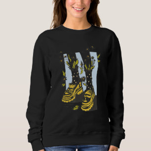 i Cottagecore med blommor och Löv T Shirt