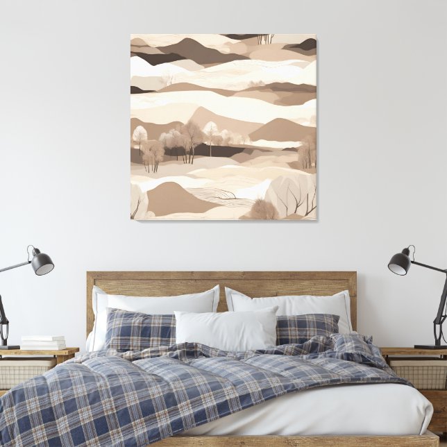I Cream Landskap AI-konst  Canvastryck (Insitu (sovrum))