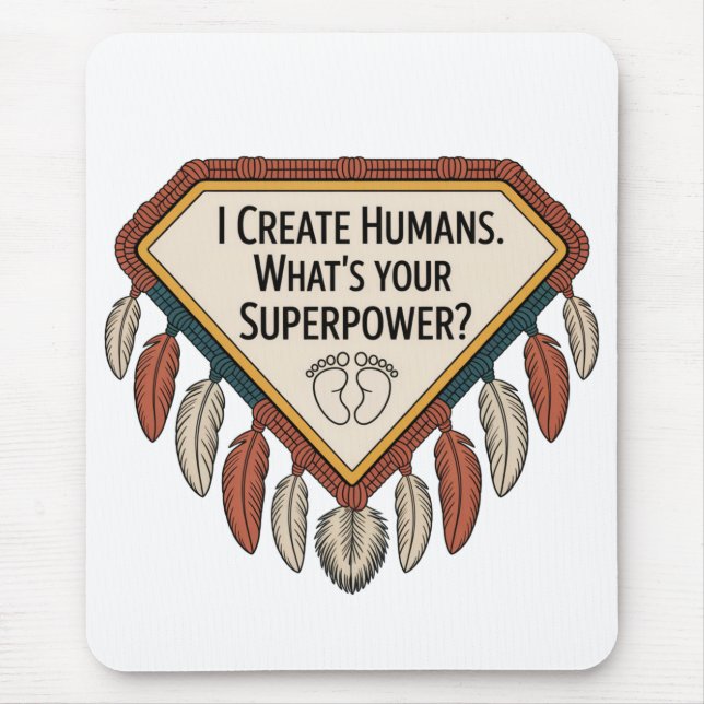 I Create Humans. What’s Your Superpower Musmatta (Framsidan)