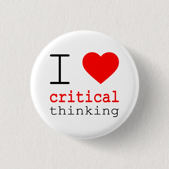 I ❤️ Critical Thinking Knapp (Framsida)