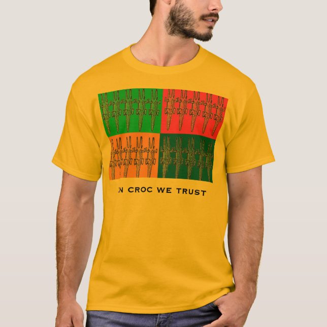 i croc litar på vi tee shirt (Framsida)