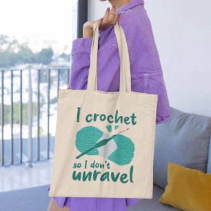 I Crochet, så jag tar inte bort ravel Tygkasse