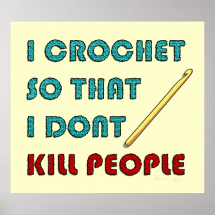 I Crochet, skriv ut Poster