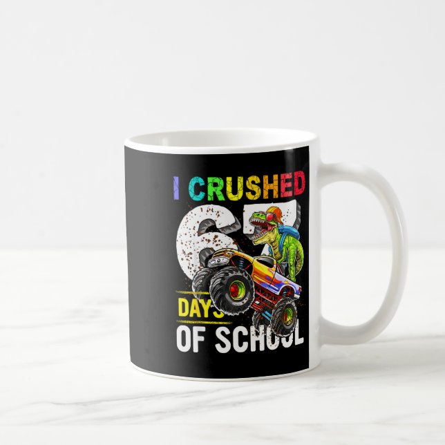 I Crushed 67 Days Of School Funny Six Seven Meme B Kaffemugg (Höger)