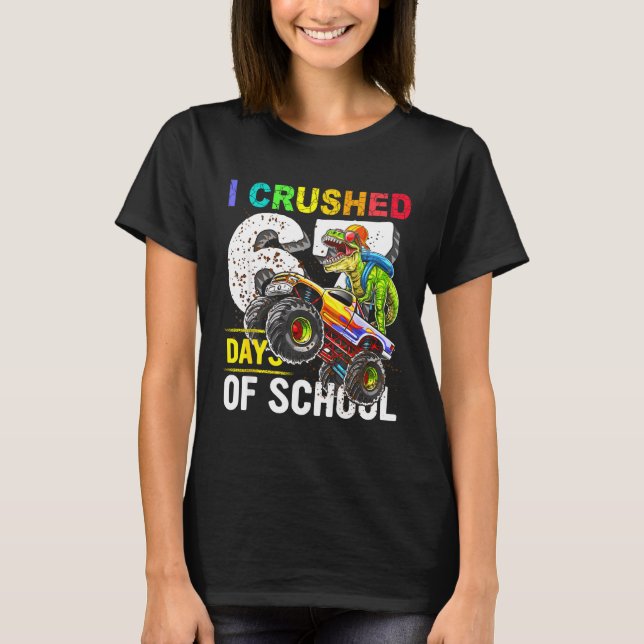 I Crushed 67 Days Of School Funny Six Seven Meme B T Shirt (Framsida)