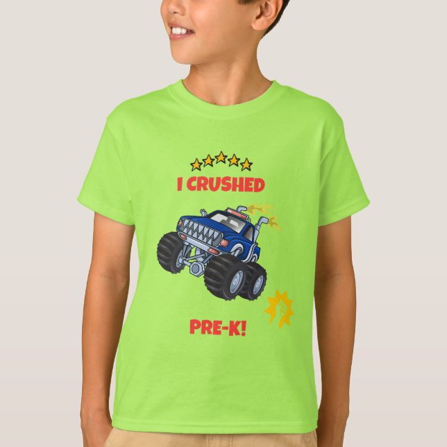 I Cruzed Pre-K Studenten Shirt for Boys - 2025 T Shirt (Framsida)
