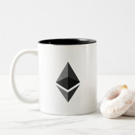 I Crypto litar på vi den Ethereum muggen Två-Tonad Mugg