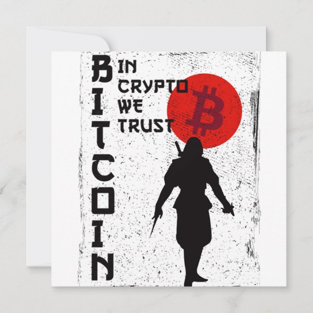 I Crypto We Trust- Bitcoin Samurai (Framsida)