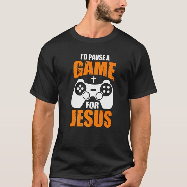 I D Pause A Game For Jess Games T Shirt (Framsida)