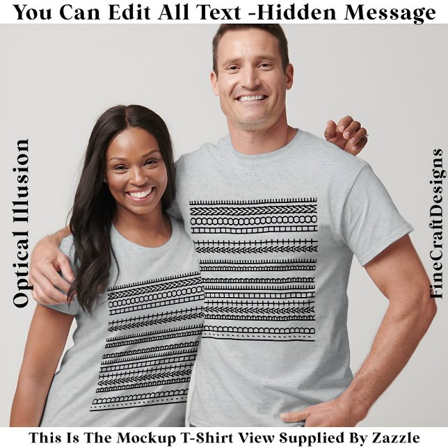 I’d Rather Be At Home Hidden Message 084BL Funny T Shirt (Skapare uppladdad)