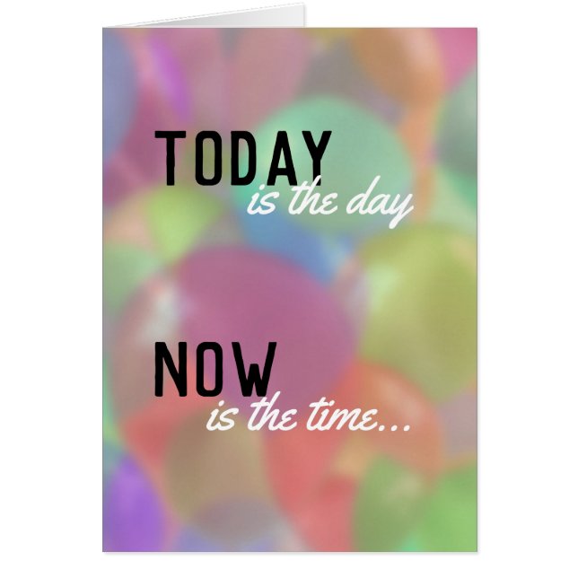 I dag är dagen hälsningskort (Framsidan)