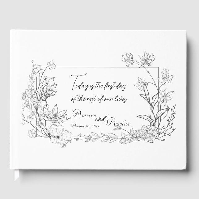 I dag är den första dagen i resten av våra liv gästböcker (Framsida)