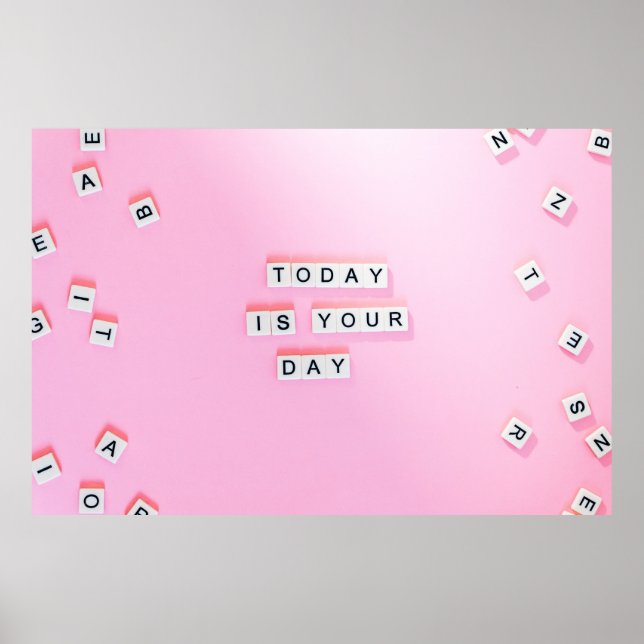 I DAG ÄR DU DAGLIG TEXT POSTER (Framsidan)