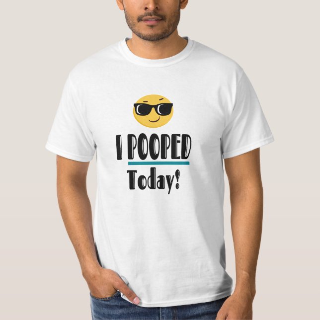 I dag är Emoji Funny Sarkastic T Shirt (Framsida)