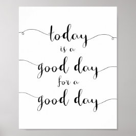 I dag är en Bra dag för Brans motivation Poster