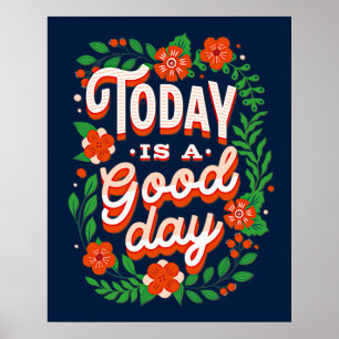 I dag är en Bra dag inspirationsövning Poster