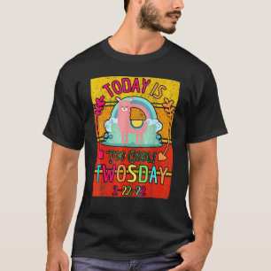 I dag är för Coola Lycklig 2-dagarsllama tisdag 2 T Shirt