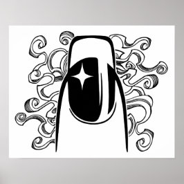 I dag är Hair- och Nagel-dagen Poster