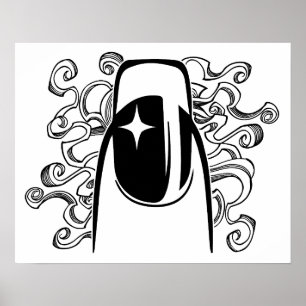 I dag är Hair- och Nagel-dagen Poster