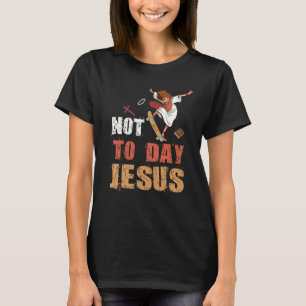I dag är inte Jesus Satan Goat Satanic Rainbow Sat T Shirt