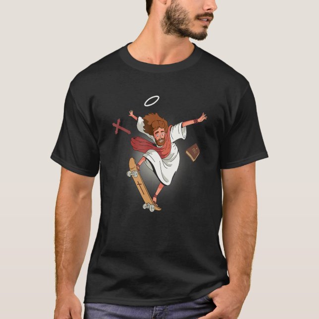 I dag är inte Jesus Satan Goat Satanic Rainbow Sat T Shirt (Framsida)