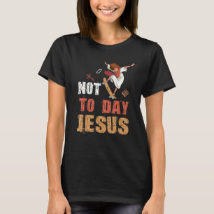 I dag är inte Jesus Satan Goat Satanic Rainbow Sat T Shirt