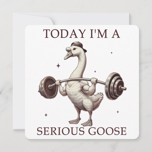 I dag är jag en allvarlig gås (Framsida)