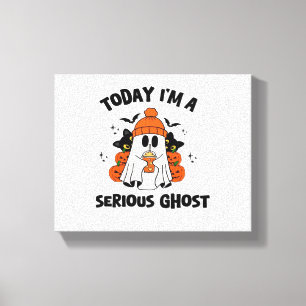 I DAG ÄR JAG EN ALLVARLIG HALLOWEEN CANVASTRYCK