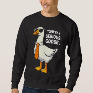 I dag är jag en gåslig, svår, aptitlig Manar Wome Lång Ärmad Tröja