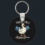 I dag är jag en grym Goose-funny viktande Gym Nyckelring<br><div class="desc">I dag är jag en allvarlig Goose-funny Weightlift-gym Fitness</div>