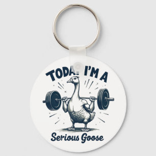 I dag är jag en grym gym för gässlyvikter. nyckelring
