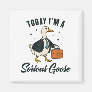 I dag är jag en stor gåsfont Goose Älskare _1 Magnet