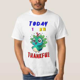 I dag är jag tacksam för Thanksgivingen om husdjur T Shirt