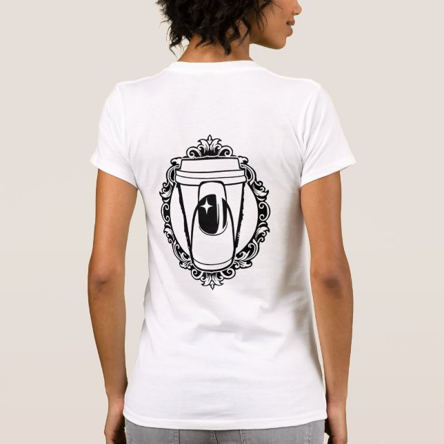 I dag är Kaffe- och Nagel-dagen T Shirt (Baksida)