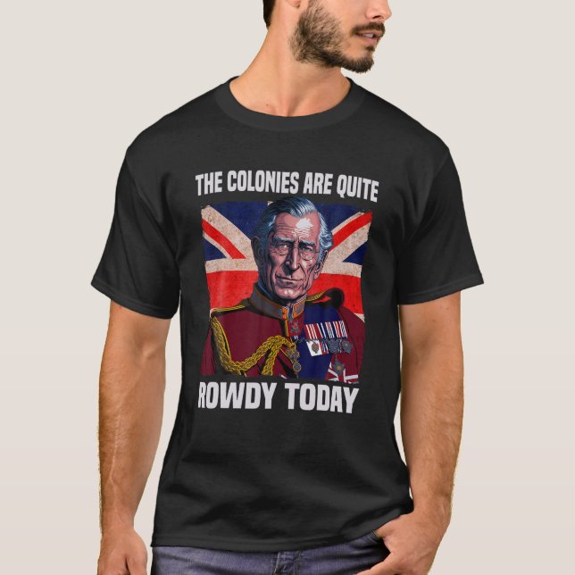 I dag är kolonierna ganska sällsynta i den brittis t shirt (Framsida)