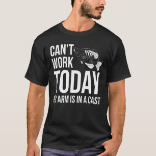 I dag är mitt Arm i Cast Crappie Fisher. T Shirt