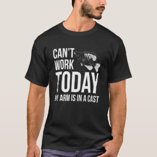 I dag är mitt Arm i Cast Crappie Fisher. T Shirt