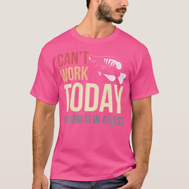 I dag är mitt Arm i Cast Crappie Fisher. T Shirt (Framsida)