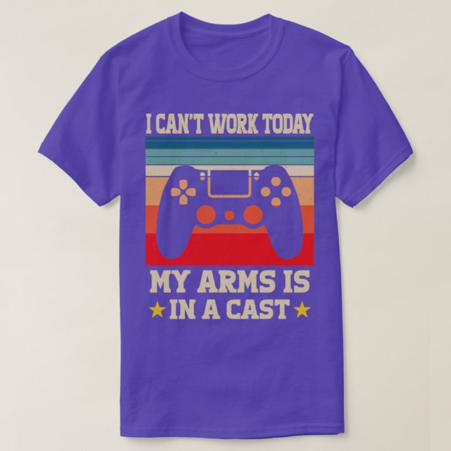 I dag är mitt arm i ett kastat t shirt (Design framsida)