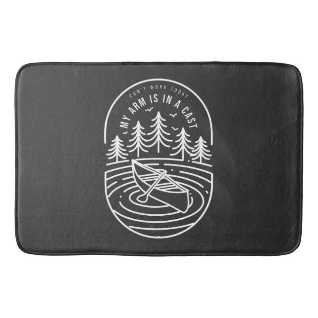 I dag är mitt Arm i ett kust  Badrumsmatta (Framsidan)