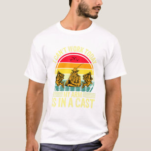 I dag arbetar mitt Arm i en kustfiskares fisk T Shirt