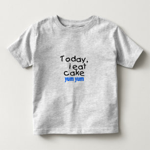 I dag äter jag kummel Yum Yum (blått) T-shirt