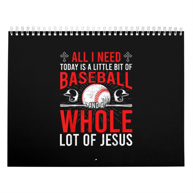 I dag behöver jag basket mycket av Jesus Baseball Kalender (Omslag)