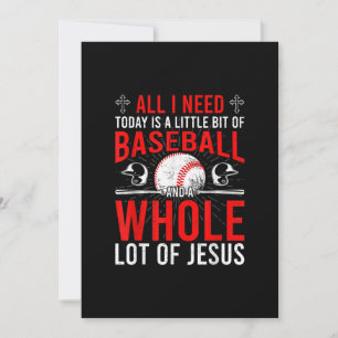 I dag behöver jag basket mycket av Jesus Baseball Spara Datumet