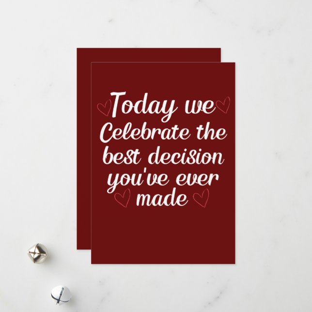 I dag firar vi, Lusj, Valentines day Julkort (Fram/Back In Situ)