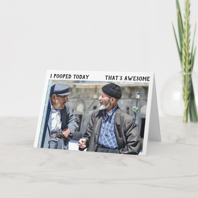 I DAG FÖRBJUDER JAG ÖVER BACKE FÖDELSEDAGSKORT. KORT (Framsida)