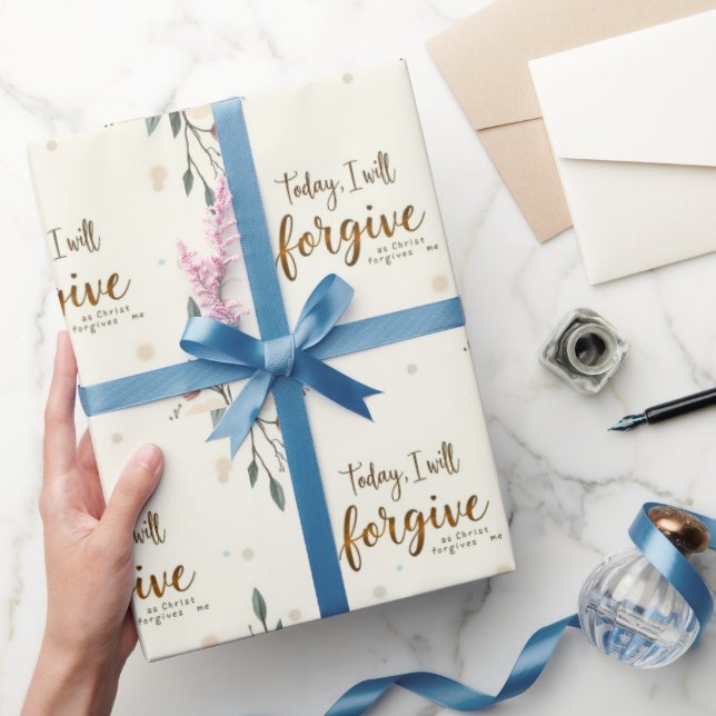 I dag förlåter jag mig som Kristus förlåter mig. Presentpapper (Gifting)