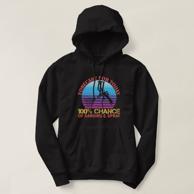 I dag har vi 100 chanser att kunna köra fast sprut hoodie (Design framsida)