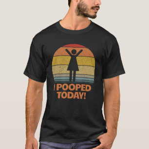 I dag har vi Toilet Humor Retro Manar. T Shirt