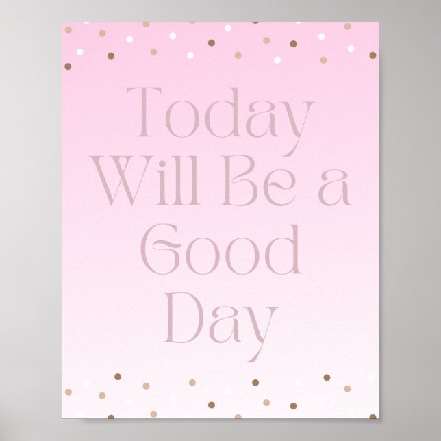 I dag kommer det att bli en Bra dag av  Poster (Framsidan)
